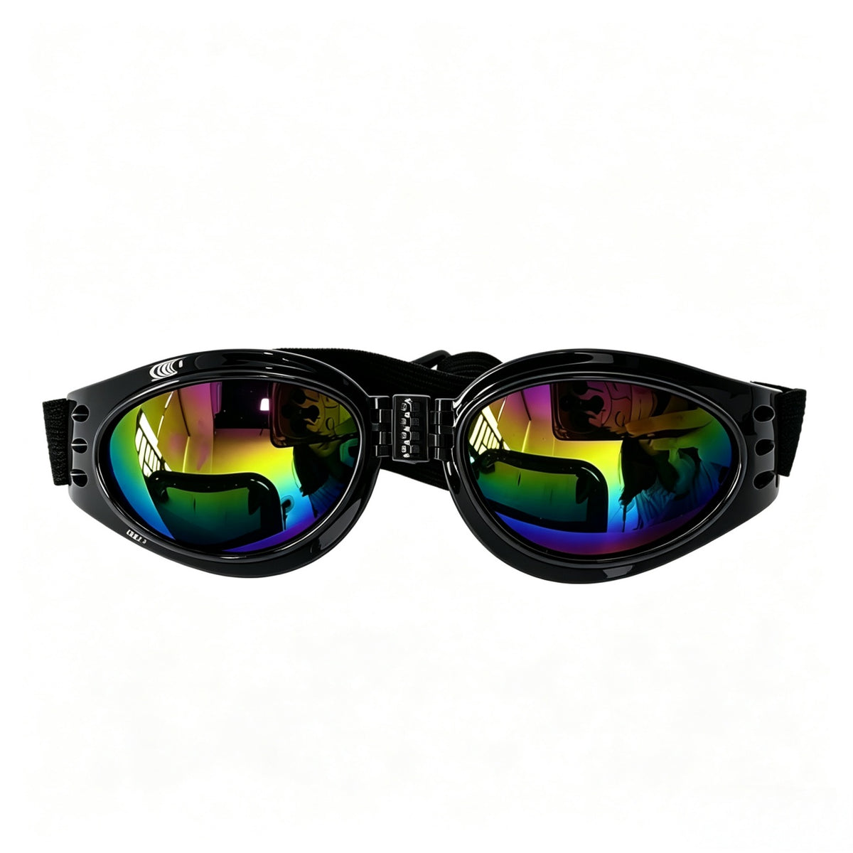 Small Dog Goggles 3-Pack – UV, Wind &amp; Dust Protection Pet Sunglasses, Adjustable, Black, Pink &amp; Blue – view 5