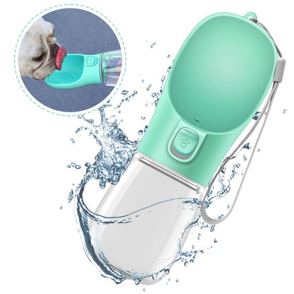 Portable Pet Water Cup – One-Button Travel Drinking Bottle for Dogs &amp; Cats, 300–550 ml