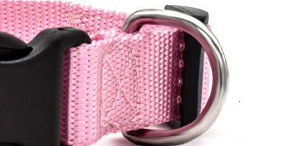 Soft Nylon Dog &amp; Cat Collar – Neoprene Lined, Adjustable with Metal D-Ring, 6 Colors, XS–XL – view 3