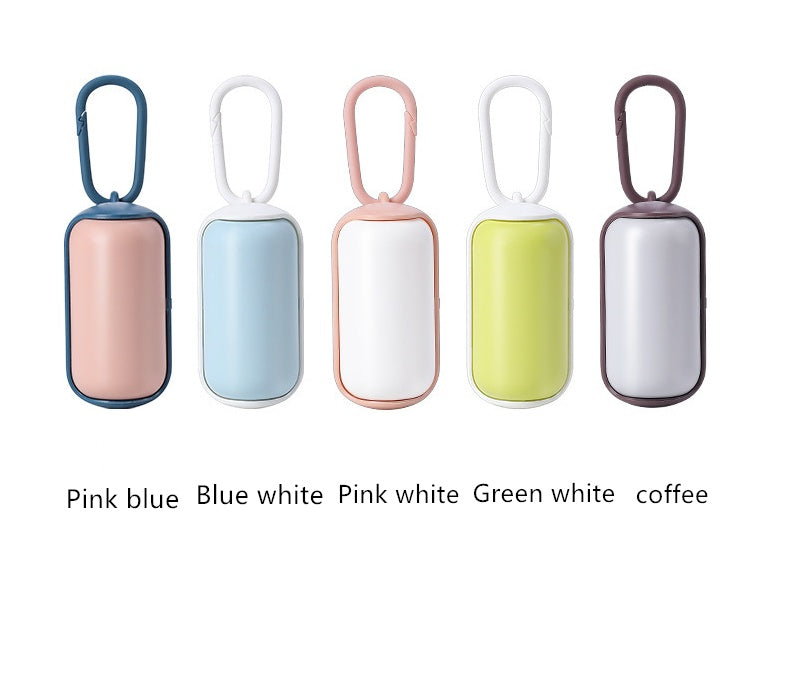 Mini Poop Bag Holder for Leash – Portable Dog Waste Bag Dispenser, Two-Tone Colors – view 7