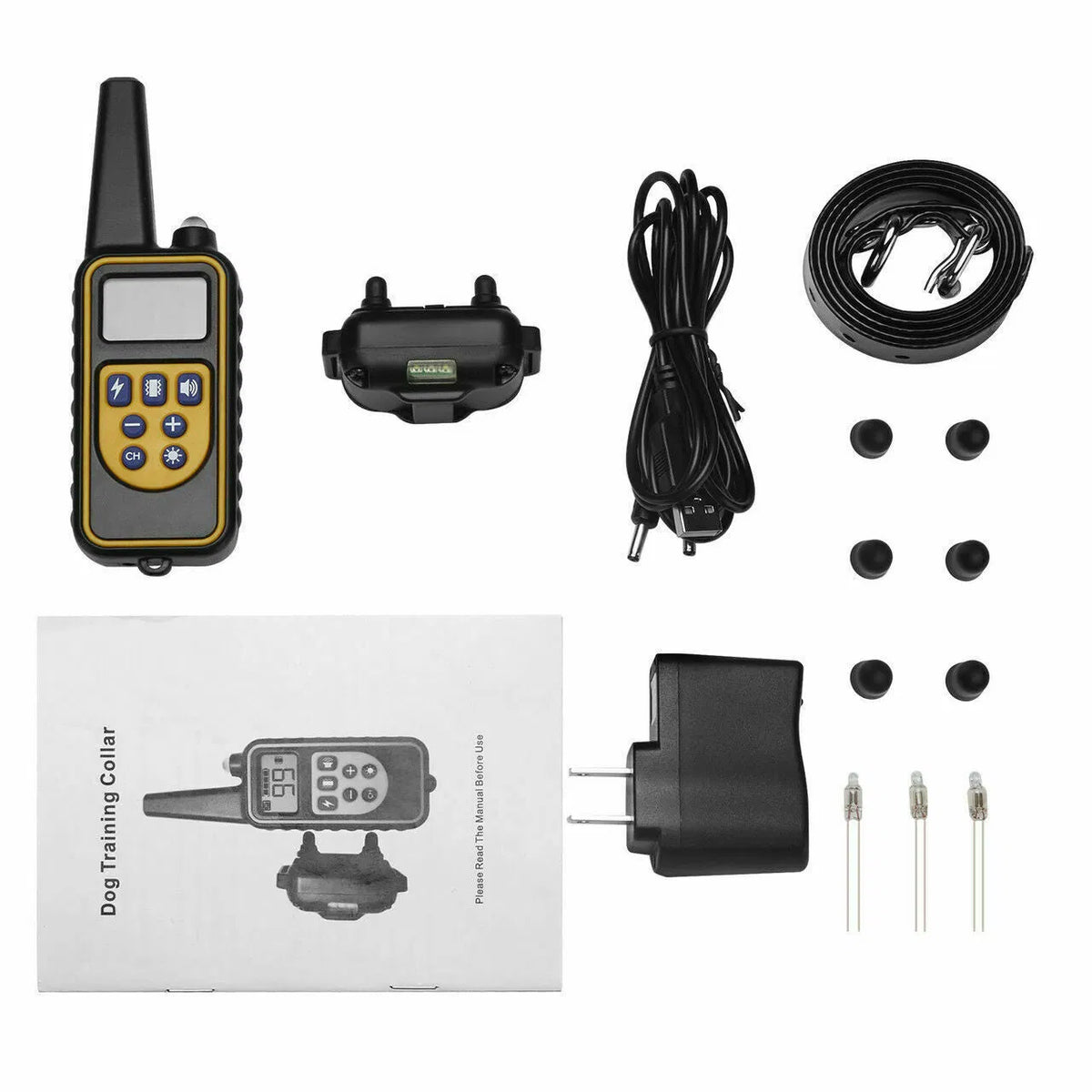 Rechargeable Remote Dog Training Collar – Waterproof Trainer with 3000 ft Range, for 1 or 2 Dogs – view 5