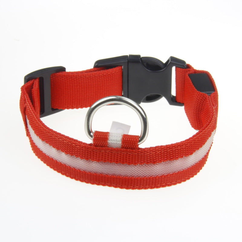 LED Light-Up Dog Collar – Glow-in-the-Dark Night Safety Collar, 6 Colors, Sizes XXS–XL, Rechargeable Options – view 7