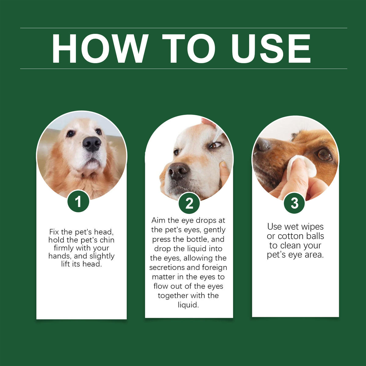 Pet Eye Cleaning Drops for Dogs and Cats – 2 fl oz (60 ml) Dropper Bottle – view 6