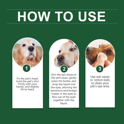 Pet Eye Cleaning Drops for Dogs and Cats – 2 fl oz (60 ml) Dropper Bottle – view 6