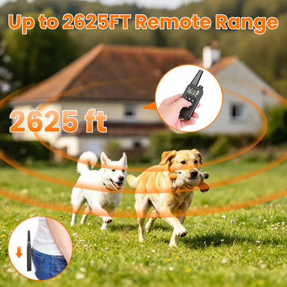 Remote Dog Training Collar – 875 Yard Range, 4 Modes, IP68 Waterproof, 1 or 2 Collars – view 6