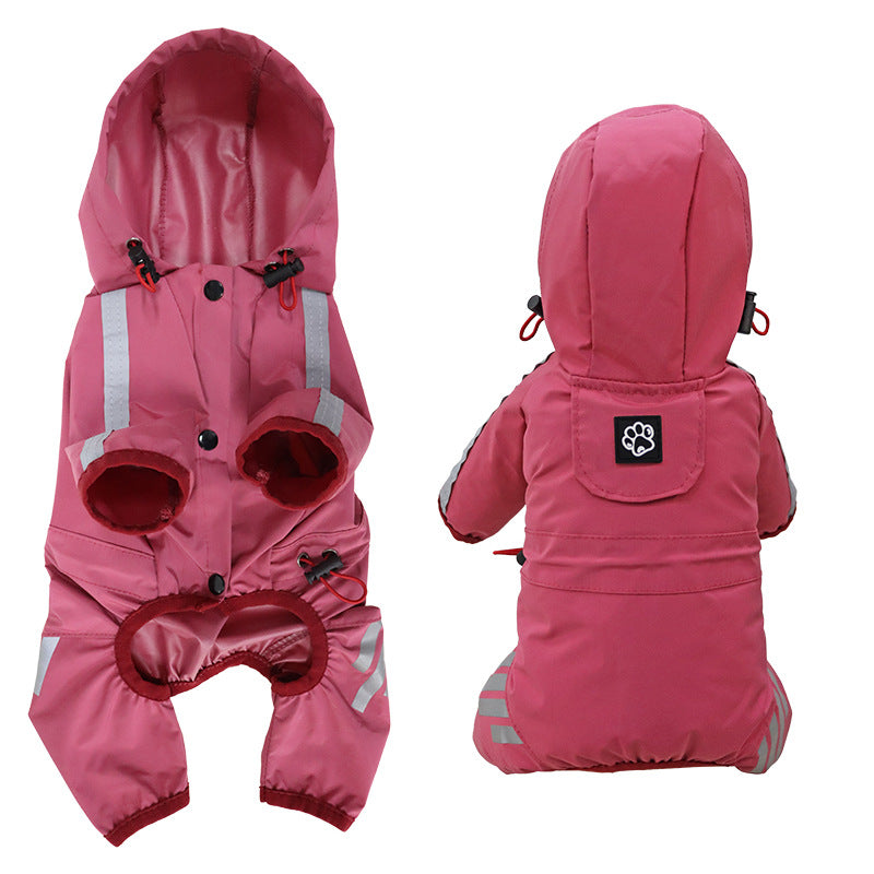 Full-Body Dog Raincoat – Waterproof 4-Leg Rain Suit – view 4