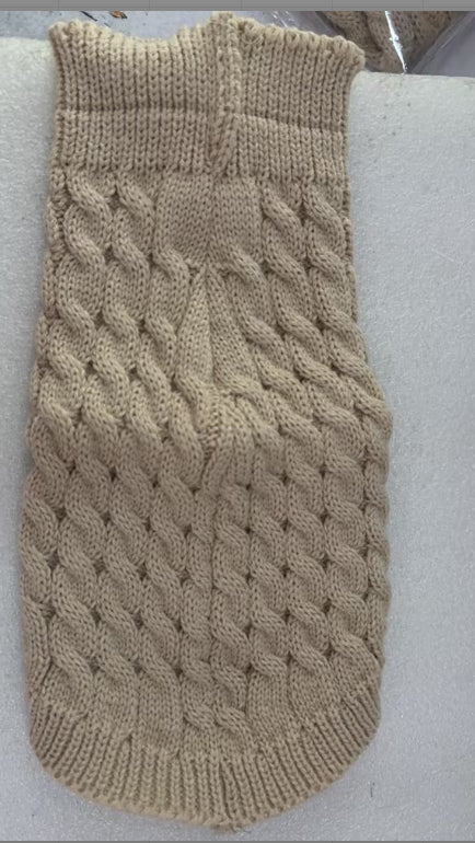 Classic Knit Dog Sweater – Soft Winter Pullover – view 9