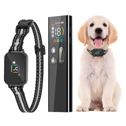 2-in-1 Dog Training &amp; Bark Collar with Remote – 3300 ft, Auto Bark Mode, IP68, 1–3 Collars