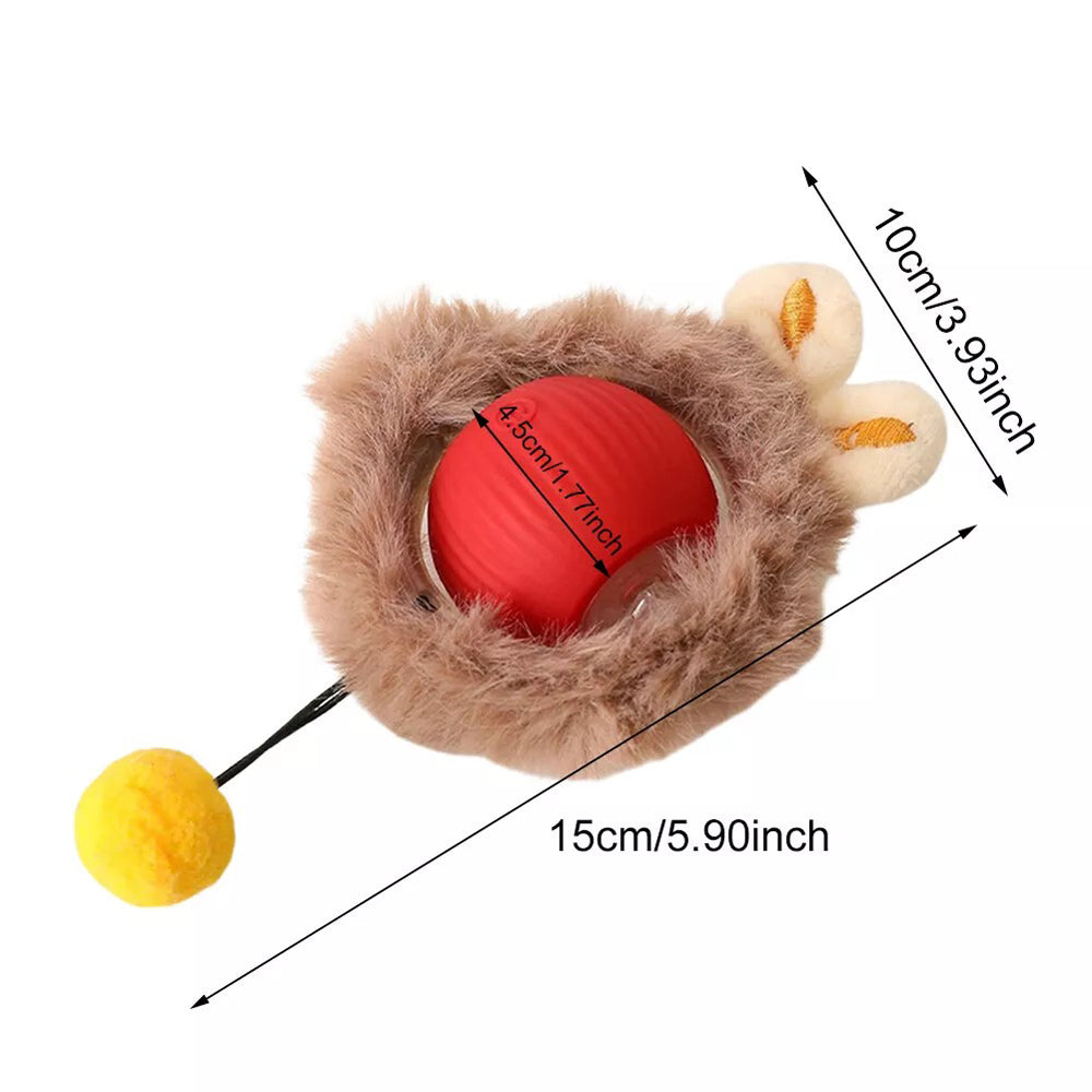 Self-Rolling Silicone Cat Ball – Interactive Moving Toy with Lights and 3 Play Modes – view 9