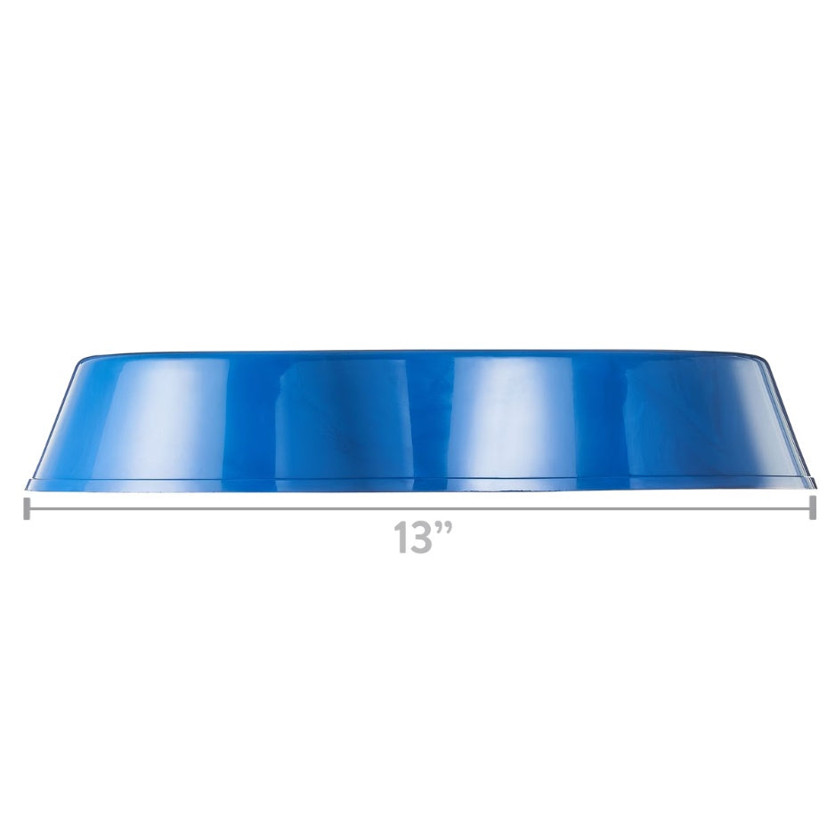Medium Double Diner Pet Bowl for Food and Water, 6.25-Cup Total Capacity, Blue – view 2