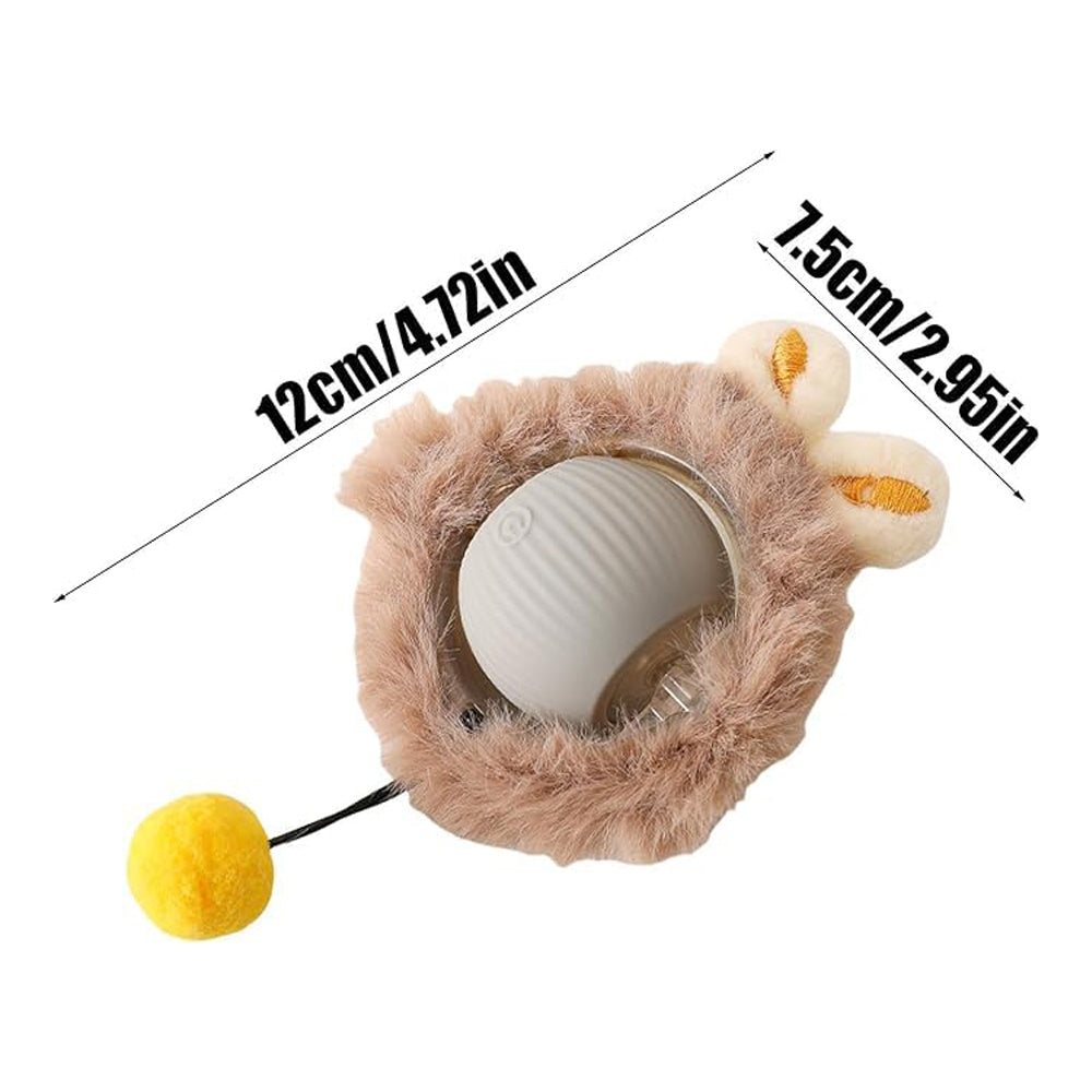 Self-Rolling Silicone Cat Ball – Interactive Moving Toy with Lights and 3 Play Modes – view 7