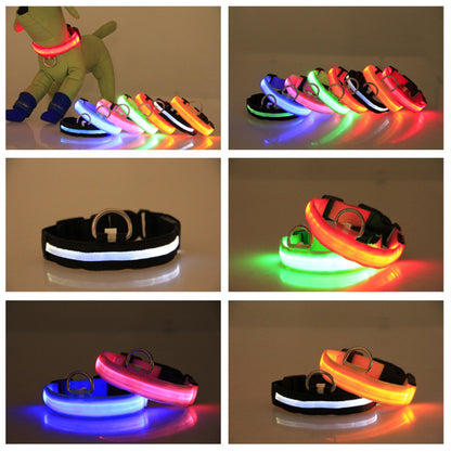 LED Light-Up Dog Collar – Glow-in-the-Dark Night Safety Collar, 6 Colors, Sizes XXS–XL, Rechargeable Options – view 6