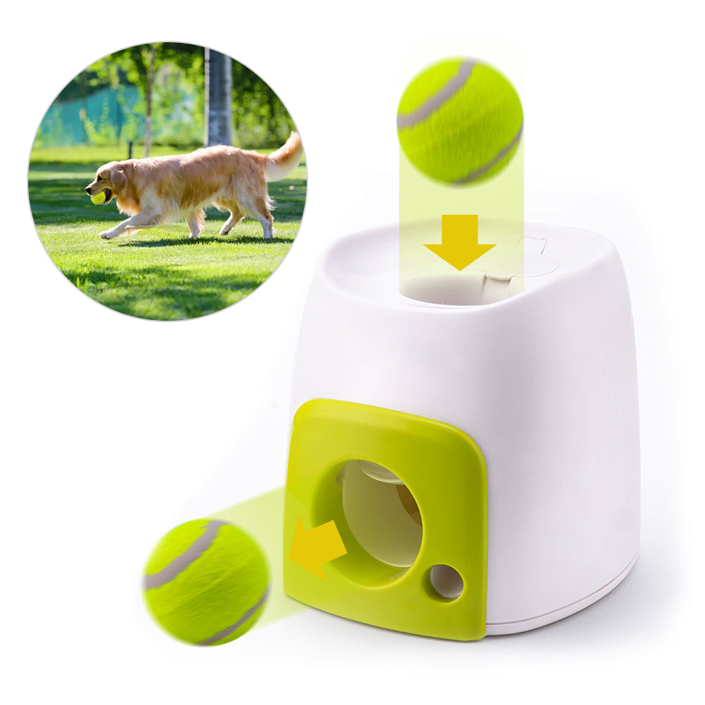 Tennis Ball Treat Reward Machine – Interactive Dog Toy That Releases Food When the Ball Is Dropped In – view 5