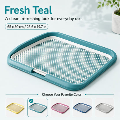 Dog Potty Tray with Removable Mesh Grate – Leak-Proof Indoor Dog Toilet, 25.6 x 19.7 in – view 10