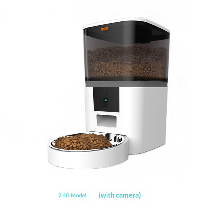 Pet Feeder for Cats &amp; Dogs – 4 L or 6 L, Black or White, Optional Video Camera Version – view 14