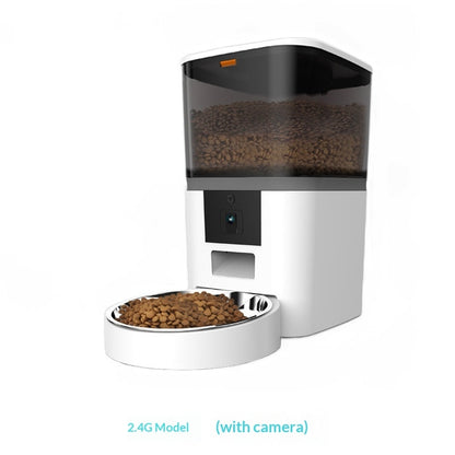 Pet Feeder for Cats &amp; Dogs – 4 L or 6 L, Black or White, Optional Video Camera Version – view 14