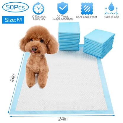 Dog Training Pads – 50 Count Disposable Puppy Pee Pads