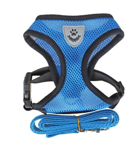 Breathable Sandwich Mesh Dog Harness, Vest-Style Chest Harness in 7 Colors – view 9