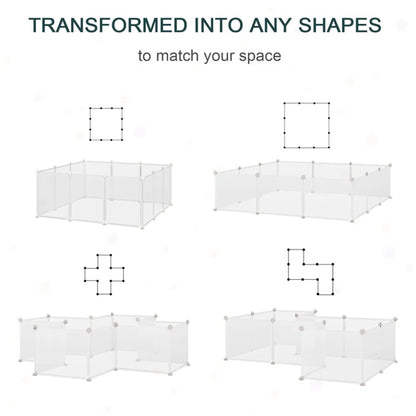 Small Animal Playpen – 12-Panel DIY Pen for Rabbits &amp; Guinea Pigs, 41 x 41 in – view 4