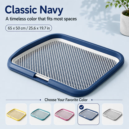 Dog Potty Tray with Removable Mesh Grate – Leak-Proof Indoor Dog Toilet, 25.6 x 19.7 in – view 12