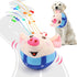 Jumping Squeaky Pig Dog Toy – Rechargeable Interactive Toy with Recording & Music Modes