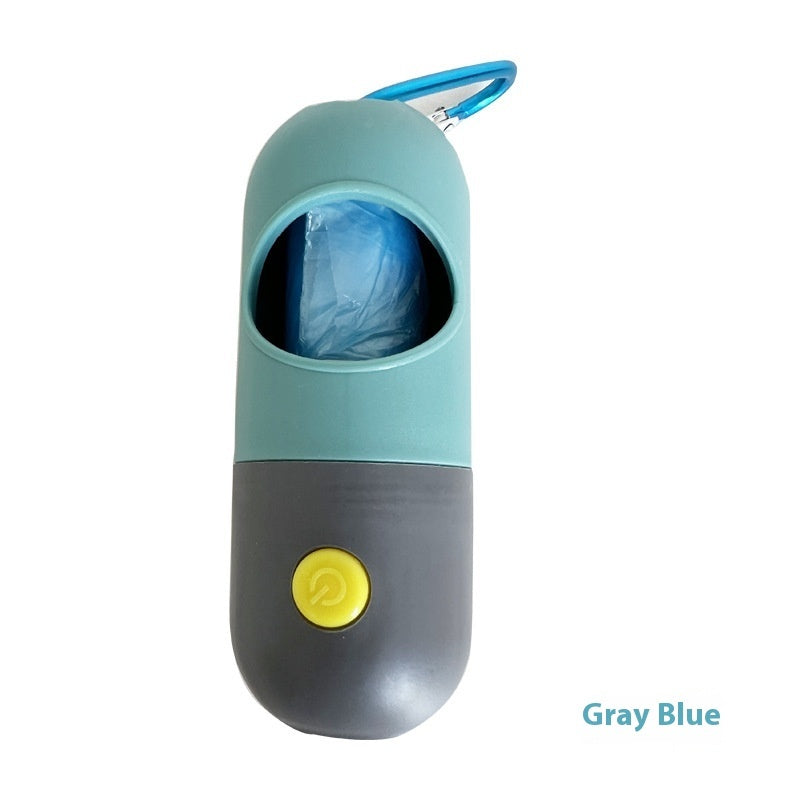 LED Dog Poop Bag Dispenser – Portable Holder with Light, 5 Colors – view 8