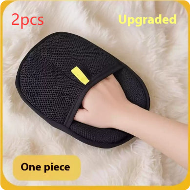 Pet Hair Remover Grooming Glove – Dual-Sided Deshedding Mitt for Dogs, Cats and Rabbits – view 12