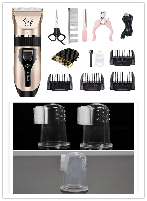 Low Noise Rechargeable Pet Hair Clipper – Ceramic Blade Trimmer for Dogs and Cats – view 15
