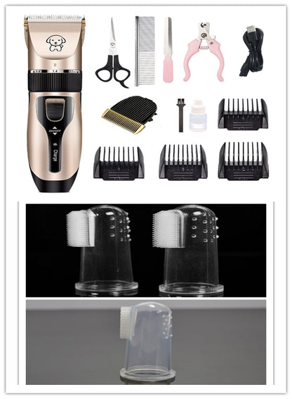 Low Noise Rechargeable Pet Hair Clipper – Ceramic Blade Trimmer for Dogs and Cats – view 15