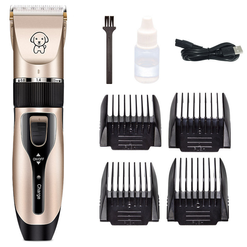Low Noise Rechargeable Pet Hair Clipper – Ceramic Blade Trimmer for Dogs and Cats – view 2