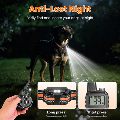 Rechargeable Dog Training Collar with Remote – 875 Yards, IP68 Waterproof, 1 or 2 Collars – view 6