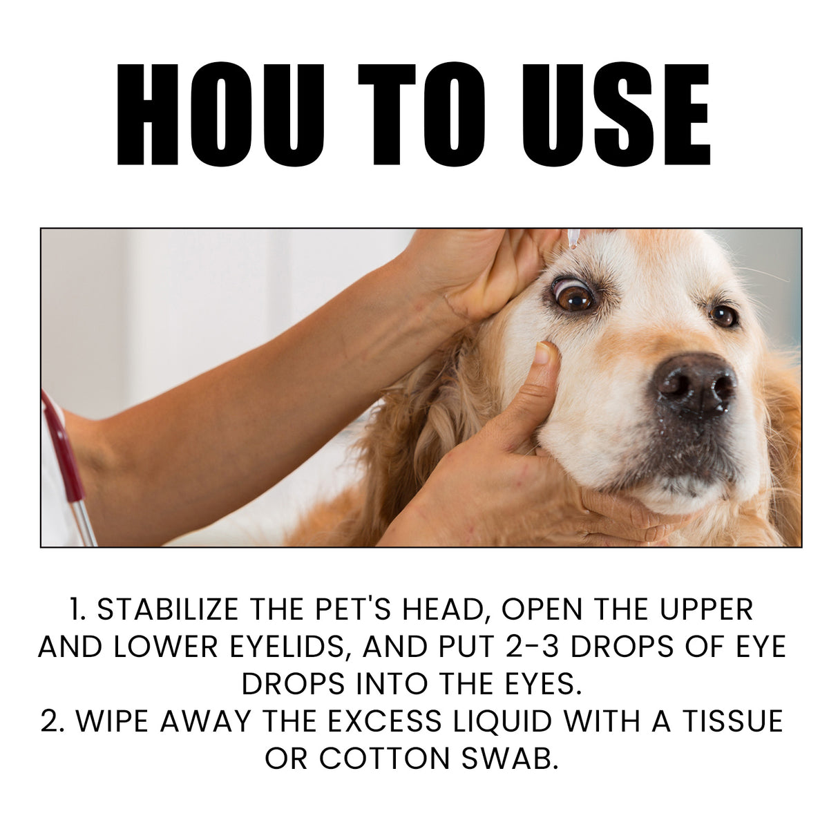 Pet Eye Cleaner Drops for Dogs and Cats – Honeysuckle Oil and Blueberry Extract, 100 ml – view 7