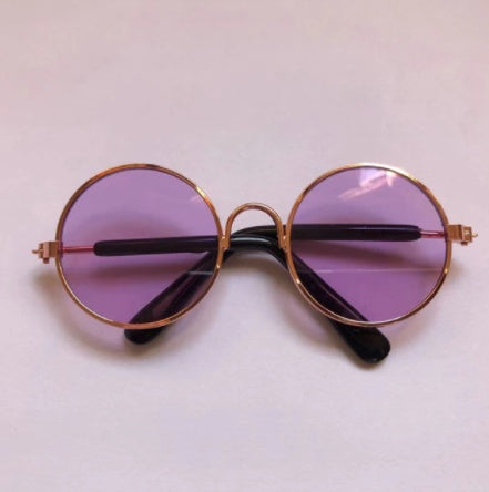 Cat Sunglasses – Retro Round Pet Glasses for Cats &amp; Small Dogs, Photo Prop, 13 Colors, Sizes M &amp; L – view 17
