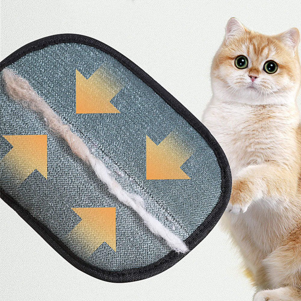 Pet Hair Remover Grooming Glove – Dual-Sided Deshedding Mitt for Dogs, Cats and Rabbits – view 3