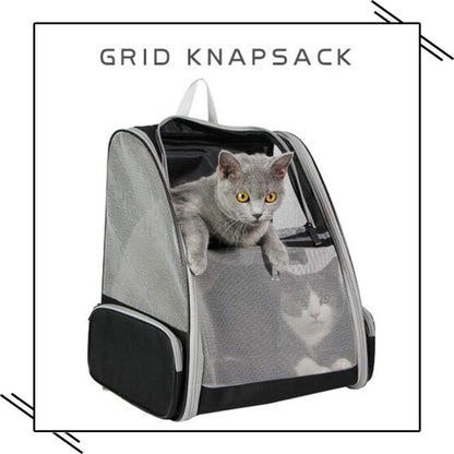 Bubble Window Pet Carrier Backpack – Ventilated Cat &amp; Small Dog Backpack with Removable Mat – view 4