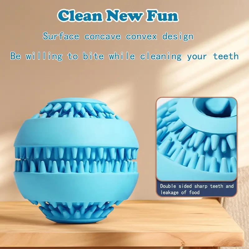 Treat Dispensing Dog Ball – Interactive Chew and Treat Toy for Small and Medium Dogs