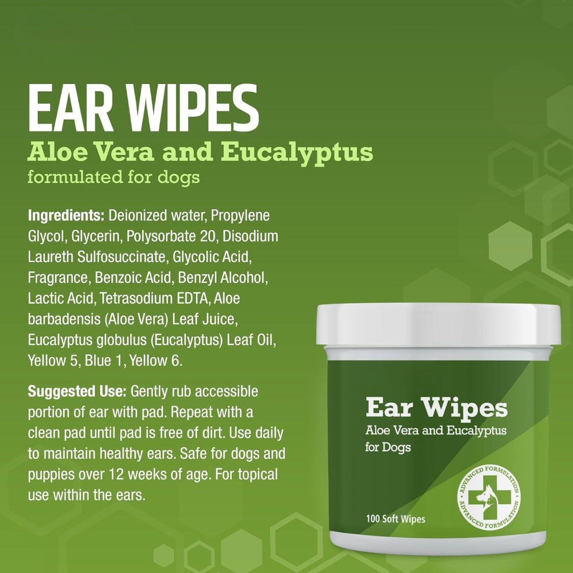 Disposable Dog Ear Cleaning Wipes – 100-Count Pre-Moistened Pads for Dogs Over 12 Weeks – view 4
