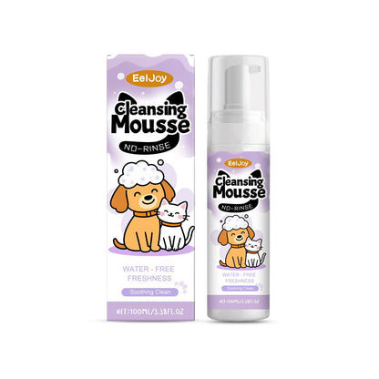 No-Rinse Pet Face Cleansing Mousse – 100 ml Waterless Foam for Facial Fur &amp; Coat – view 2