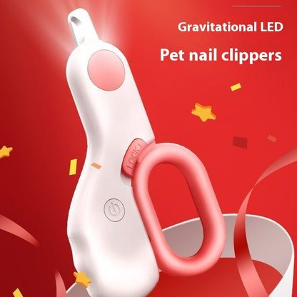 LED Cat Nail Clippers with Light – Stainless Steel Blade, 15 cm or Mini 10 cm, Pink or Blue – view 3