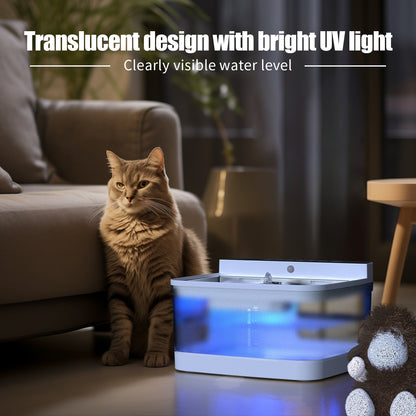 Pet Water Dispenser – Compact Water Station for Cats &amp; Dogs, Replacement Pump &amp; Filter Available