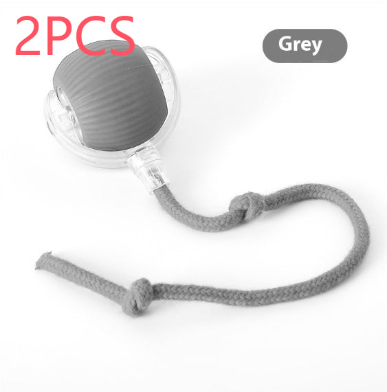 Self-Driving Rolling Ball Cat Toy – 3 Modes, Bird Chirp Sound, Tail &amp; Rope Attachments – view 22