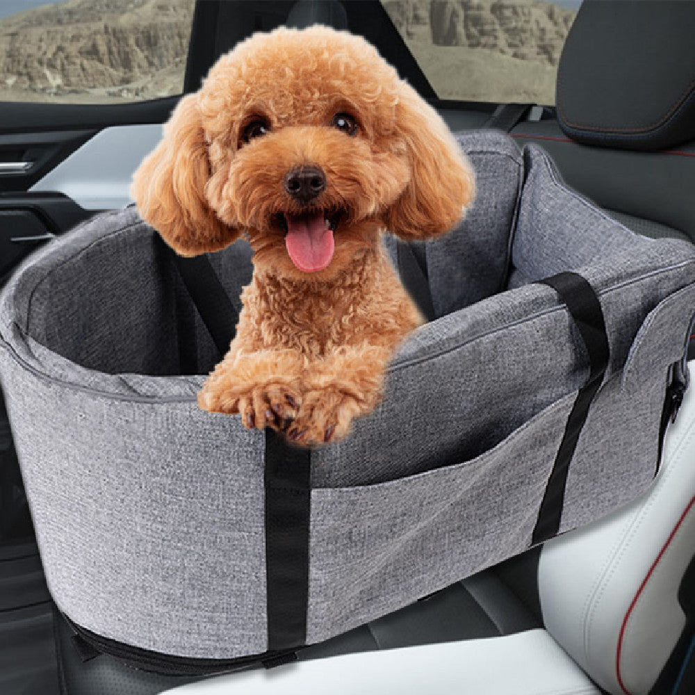 Four-Season Portable Dog Kennel Bed – Padded Travel Pet Bed for Car, Home &amp; Outdoor Use