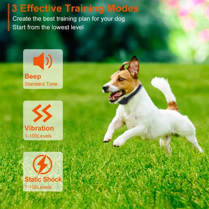 3280 ft Remote Dog Training Collar – Beep, Vibration &amp; Static, IP67 Waterproof, Rechargeable – view 2