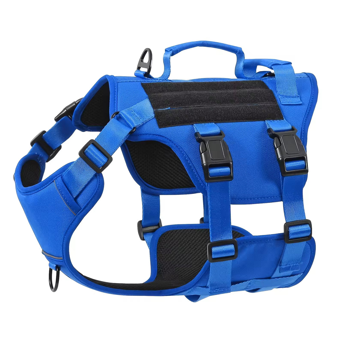 Tactical Dog Harness Vest – 1000D Nylon, Reflective, Dual Handles, Adjustable, S–XL – view 9