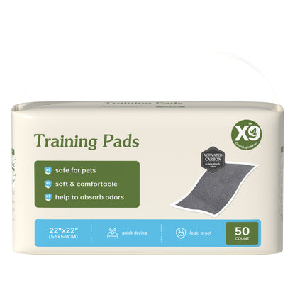 Activated Charcoal Dog Pads – Odor Control Pee Pads, Leak-Proof