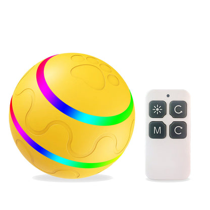 Self-Rotating Rechargeable Cat Ball Toy with Auto Direction Change, Silicone and ABS – view 8