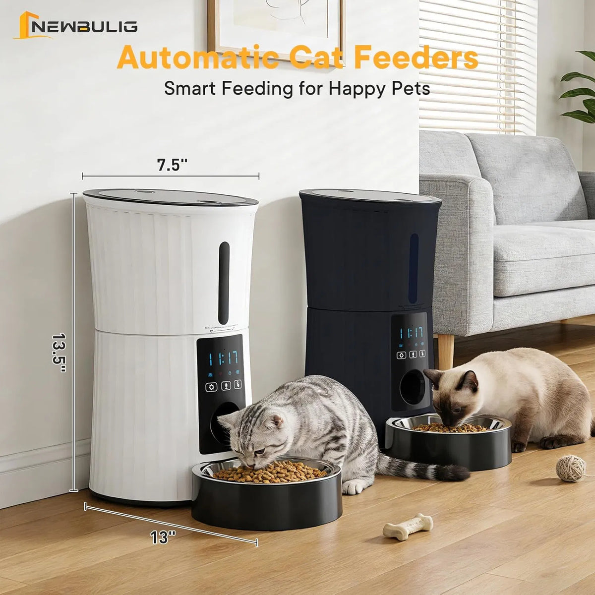 Wi-Fi Smart Pet Feeder, 4 L – App-Controlled Automatic Food Dispenser for Cats &amp; Dogs – view 6