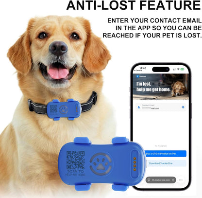 Real-Time Dog GPS Tracker – Geofence Alerts, Sound &amp; Light Finder, IP67 Waterproof (App Subscription Required) – view 5