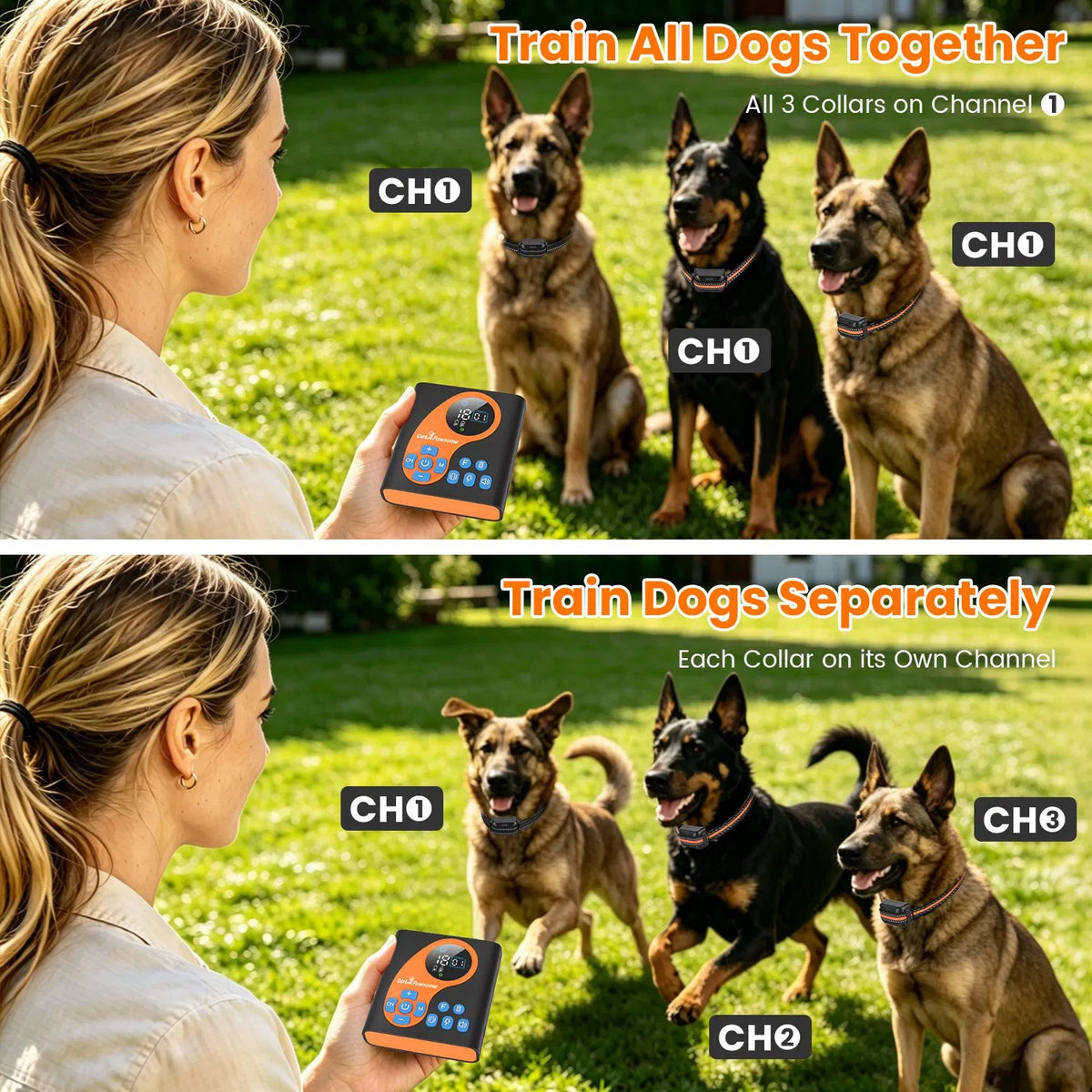 2-in-1 Invisible Dog Fence &amp; Training Collar – 722 ft Range, 18 Levels, IP68 – view 4