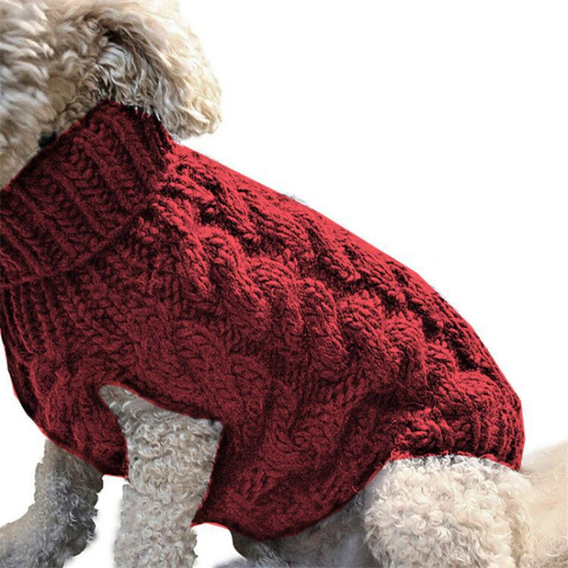 Classic Knit Dog Sweater – Soft Winter Pullover – view 6